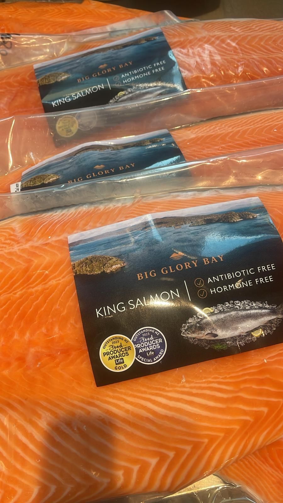 紐西蘭Big Glory Bay 帝王三文魚 - 180 - 200g