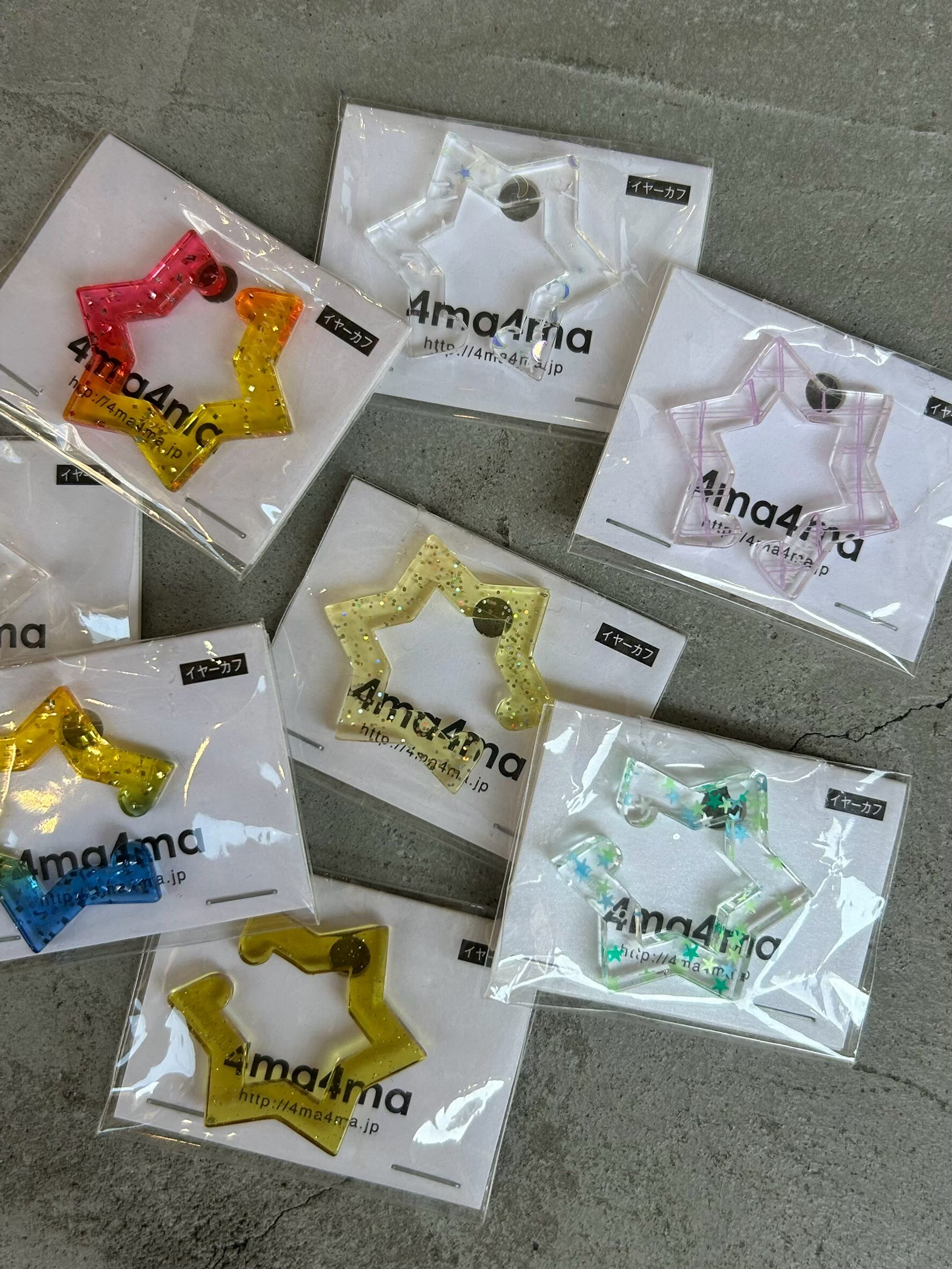 [4ma4ma] 六芒星耳骨夾 | NO.1