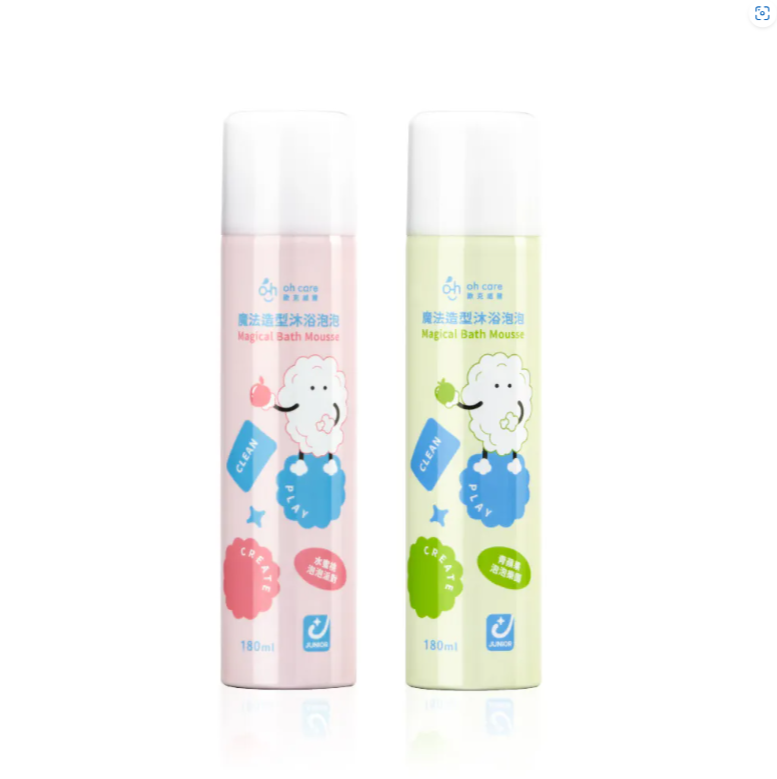 oh care 歐克威爾 魔法造型沐浴泡泡180ml/瓶