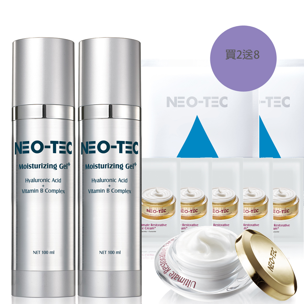 (重量裝2入加贈組 )NEO-TEC 妮傲絲翠 高效保濕凝露100ml