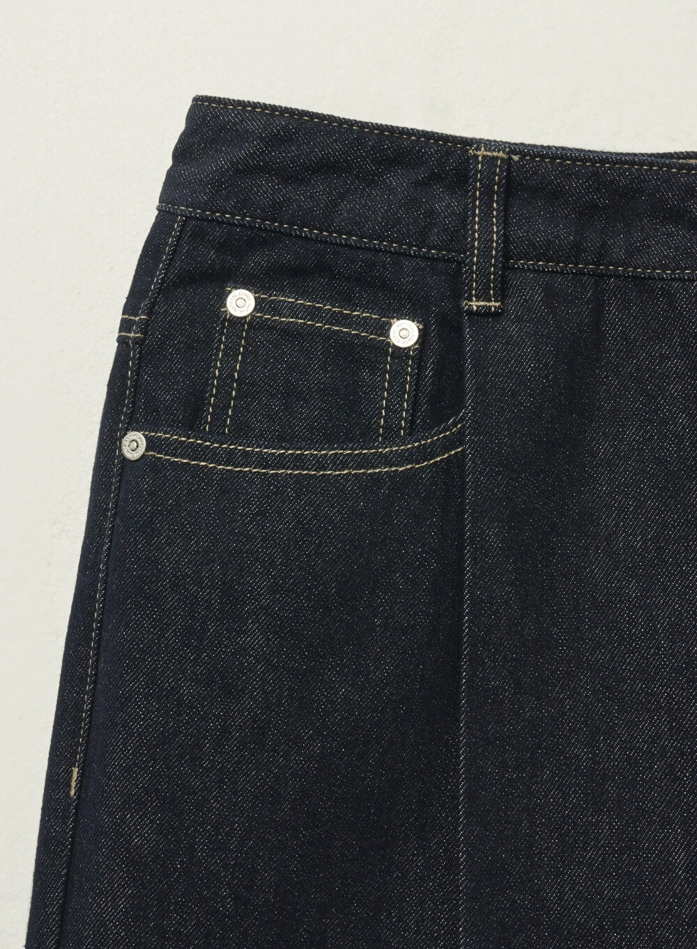 デニム・ジーパン SATUR Wide flare denim pants indigo SA251MDP03INO0 A.PRESSE No.22 Washed Wide Denim Pants Indigo | HAVEN