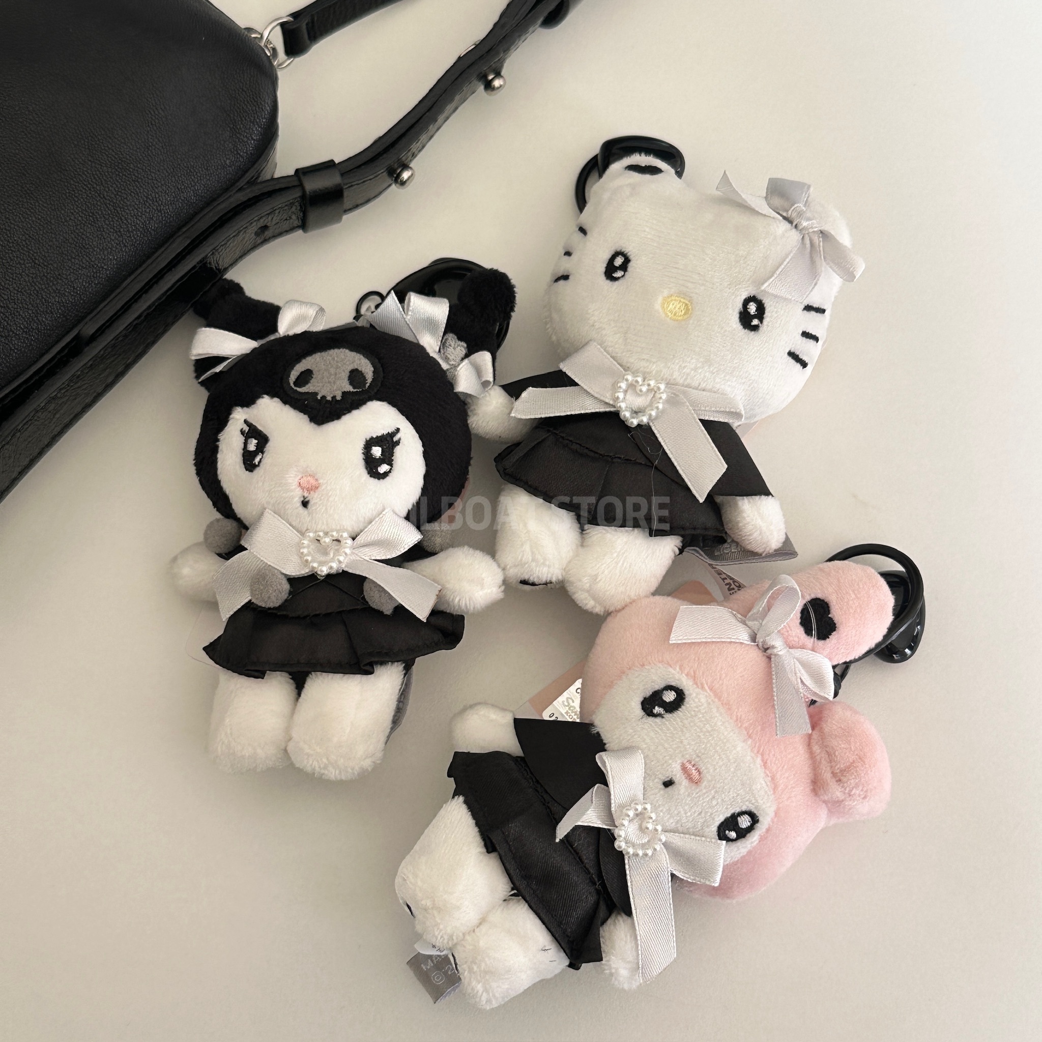 #現貨 三麗鷗 黑色愛心 吊飾娃娃