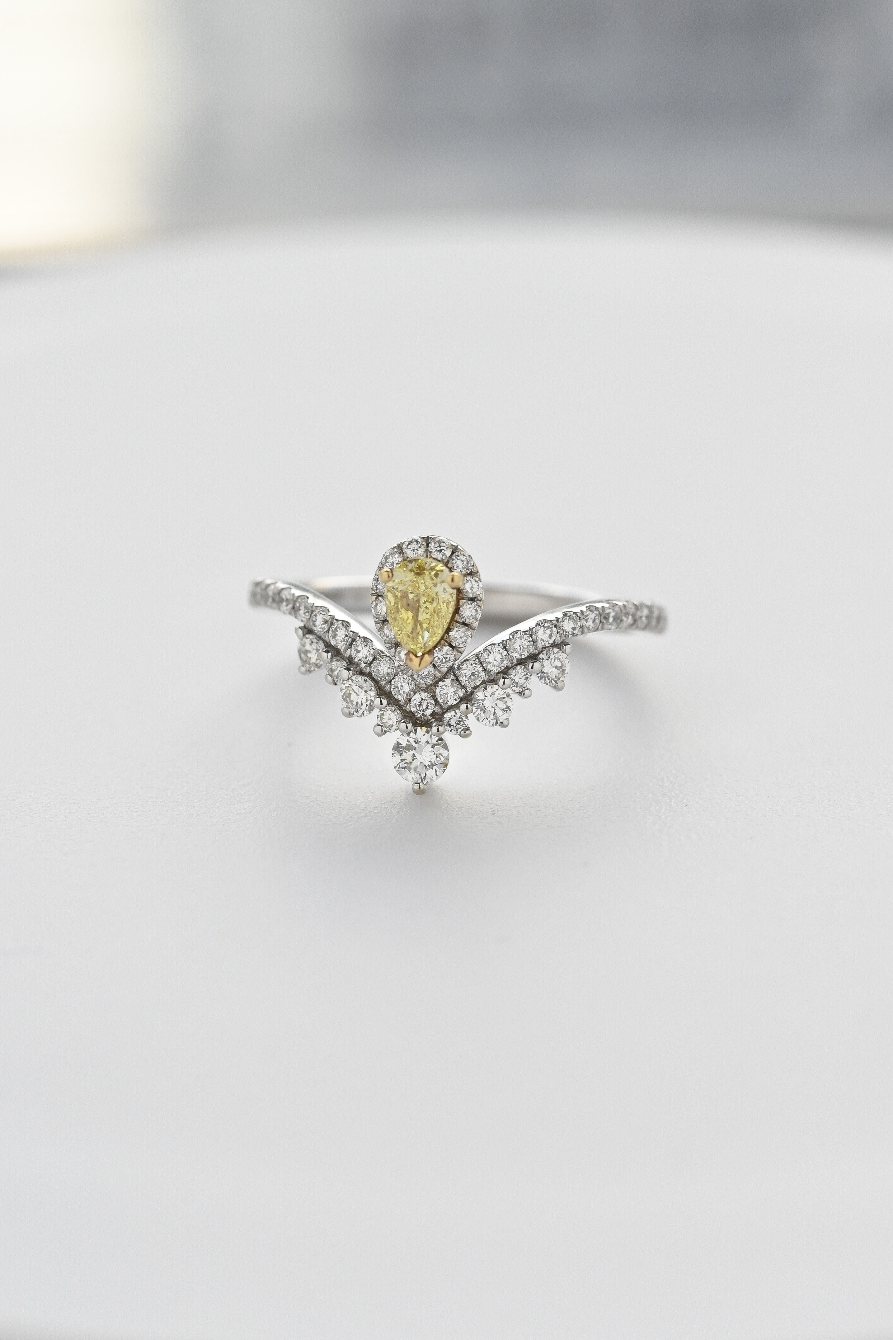 18K ASVIDA Signature Yellow Diamond Ring