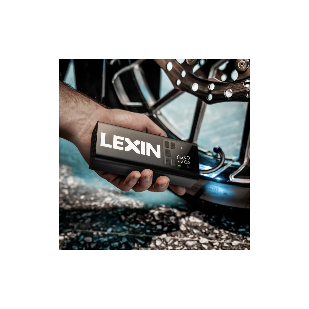 LEXIN P5 智能充氣電泵 5000mAh- 行貨兩年保養