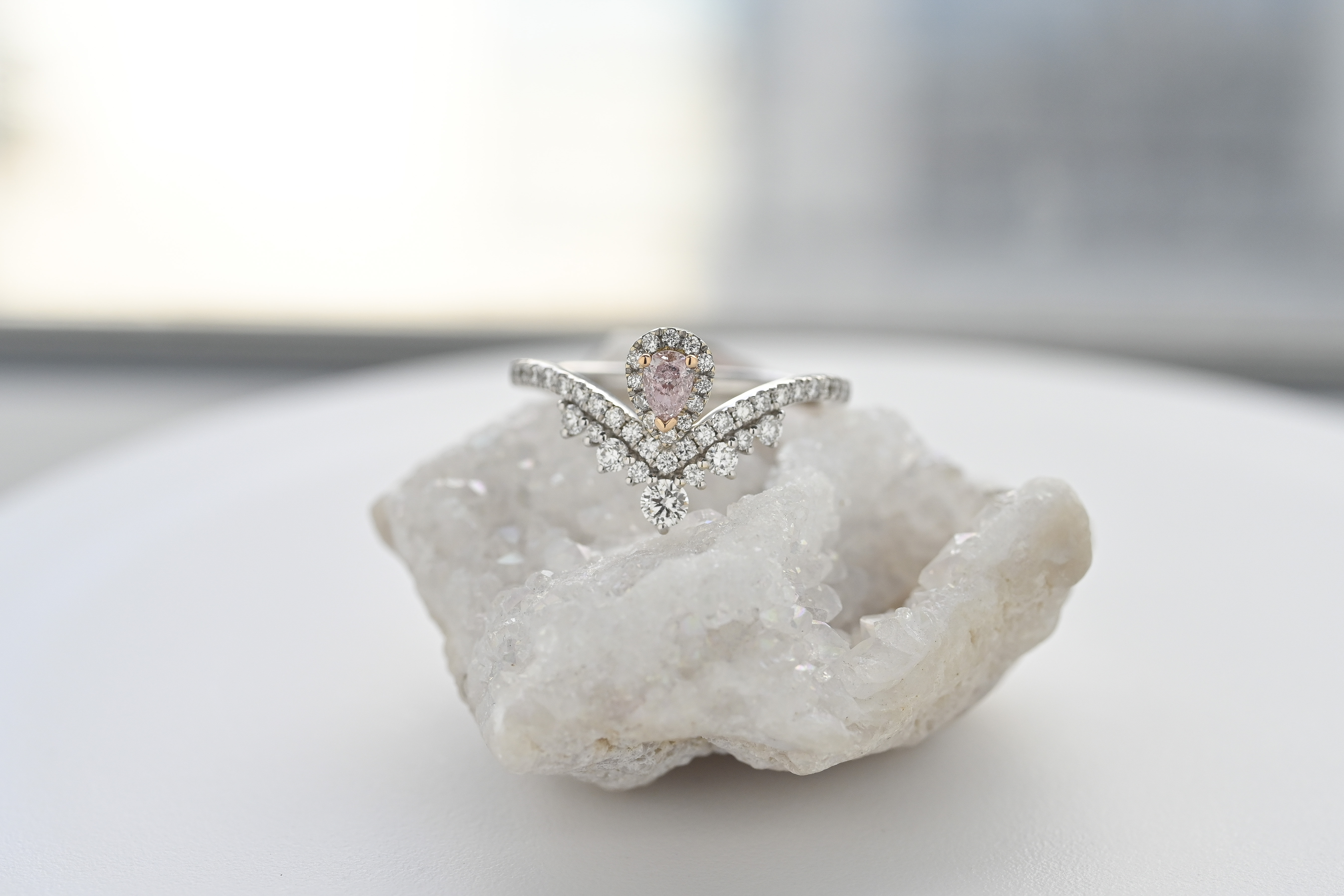 18K ASVIDA Signature Pink Diamond Ring