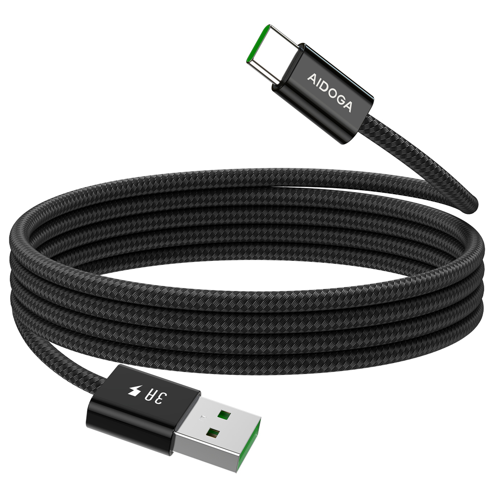 AIDOGA 艾迪伽 Type-C充電線傳輸線編織快充線 QC4.0 FastGo系列 2M