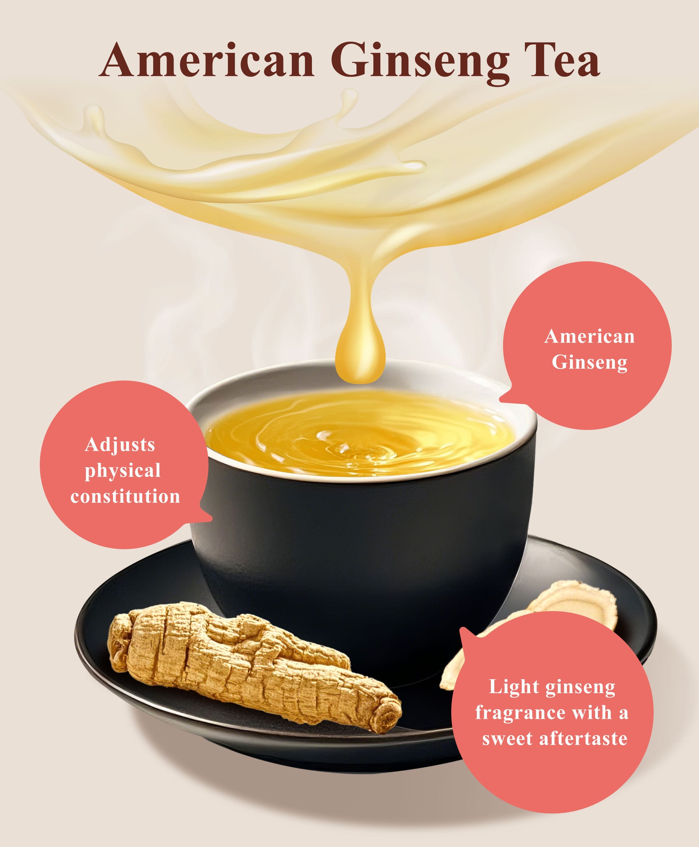 Dengyi American Ginseng Tea Features