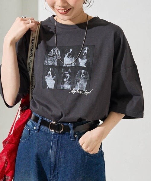 FREAK'S STORE / Photo 6 DOG Print T-Shirt