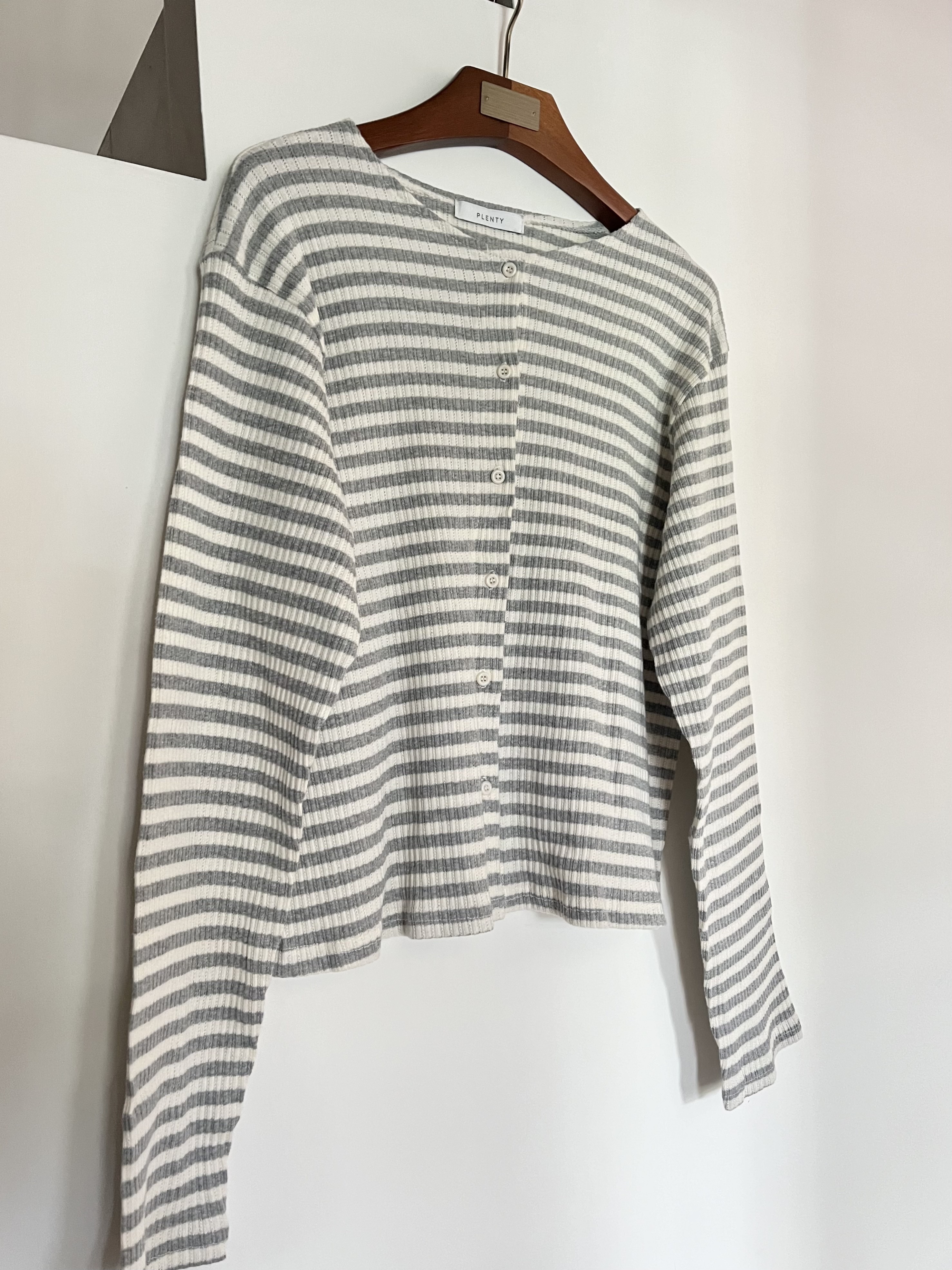 🌱橫間 坑紋布棉外套