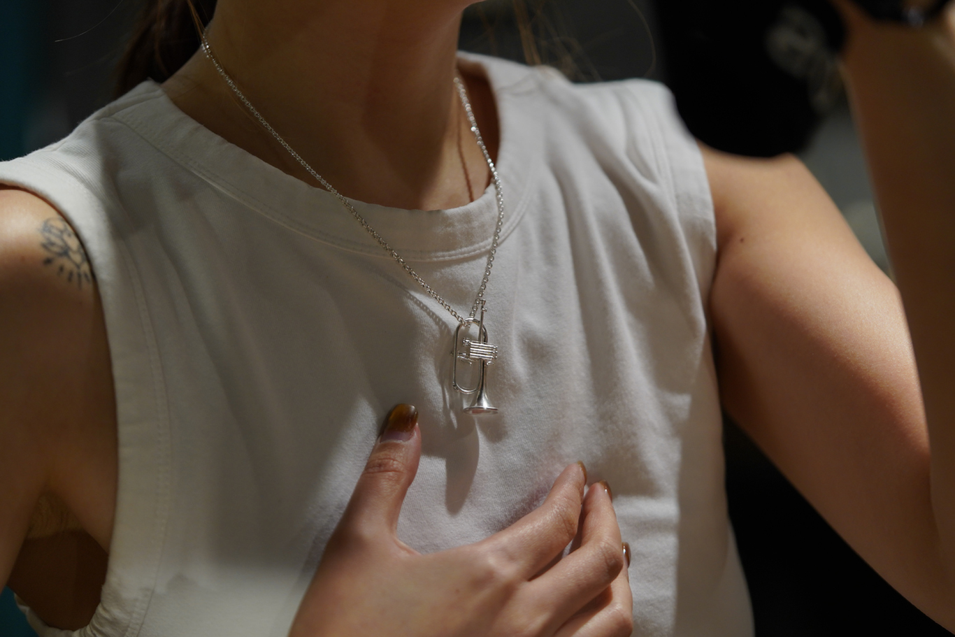 銀匠 立體柔音號吊墜