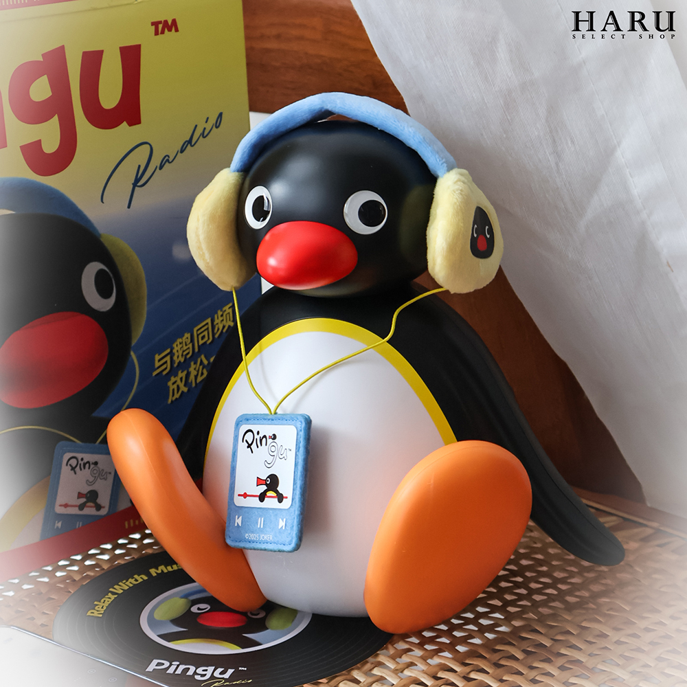 正版授權 PINGU 企鵝無線藍芽音箱 聽歌搖頭 玩具公仔