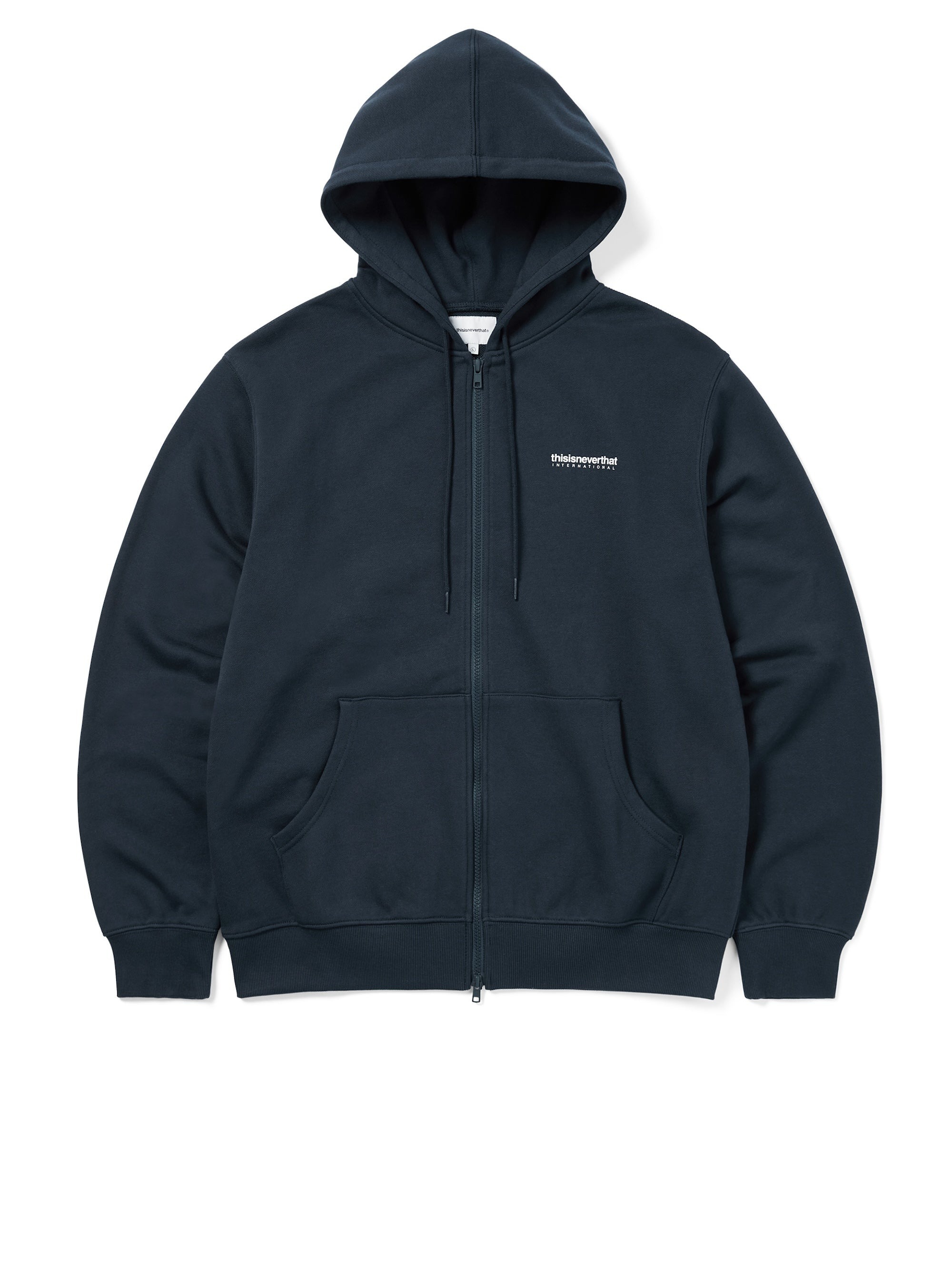 thisisneverthat INTL Logo Zip Up Hoodie