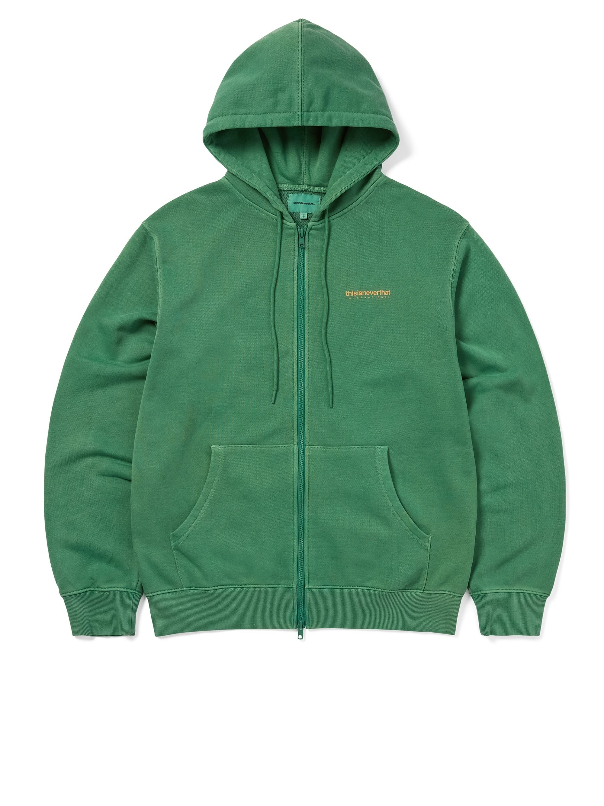 thisisneverthat INTL Logo Zip Up Hoodie