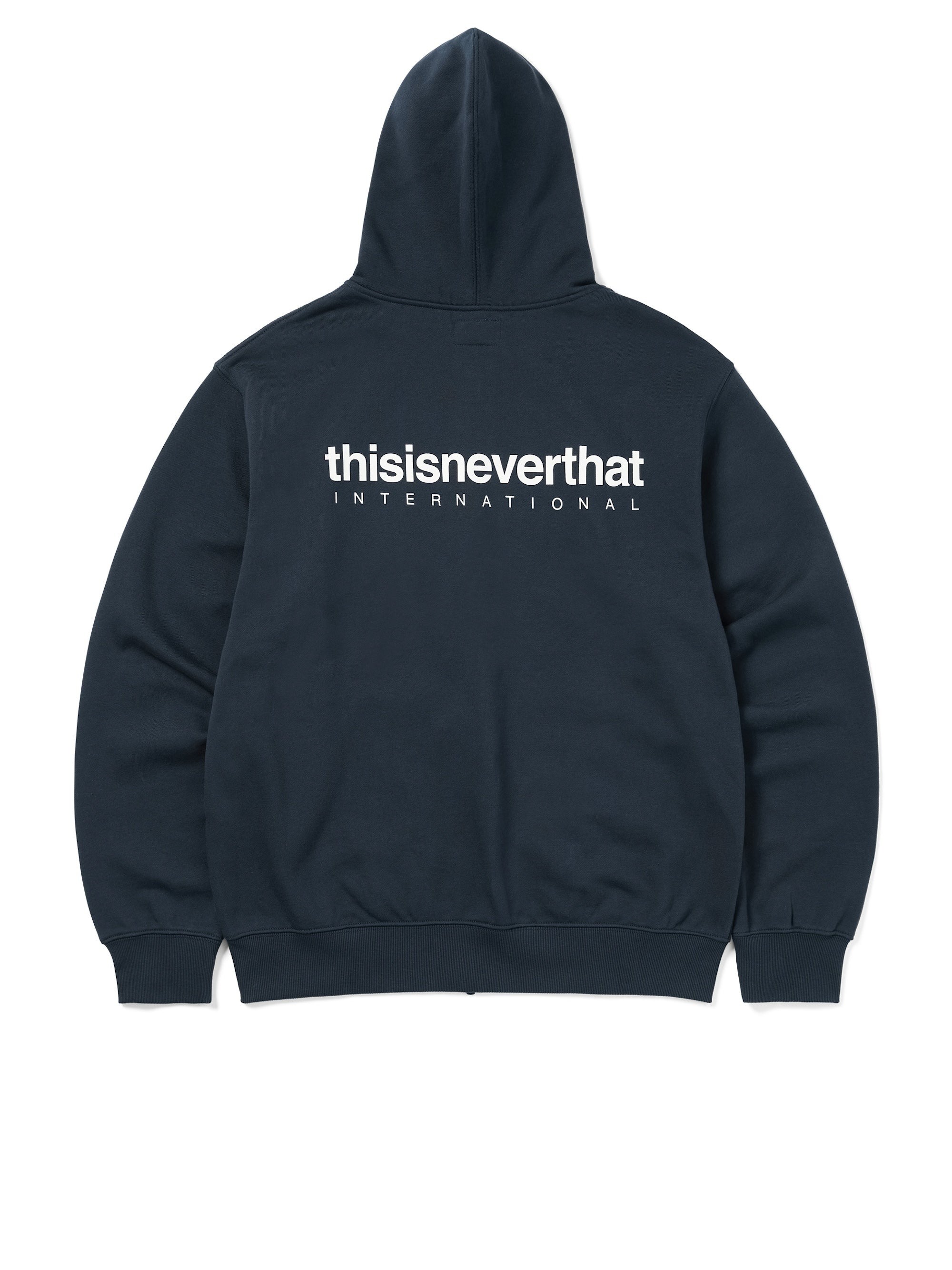 【THISISNEVERTHAT】INTL. Logo Zip Up Hoodie Dried Rose INTL.-Logo-Zip-Up-Hoodie-Dried