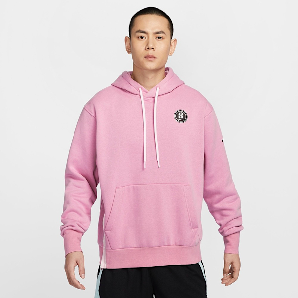 NIKE 帽T AS U NK SABRINA 粉色 刺繡 刷毛 側開拉鍊 男 FV3206-699