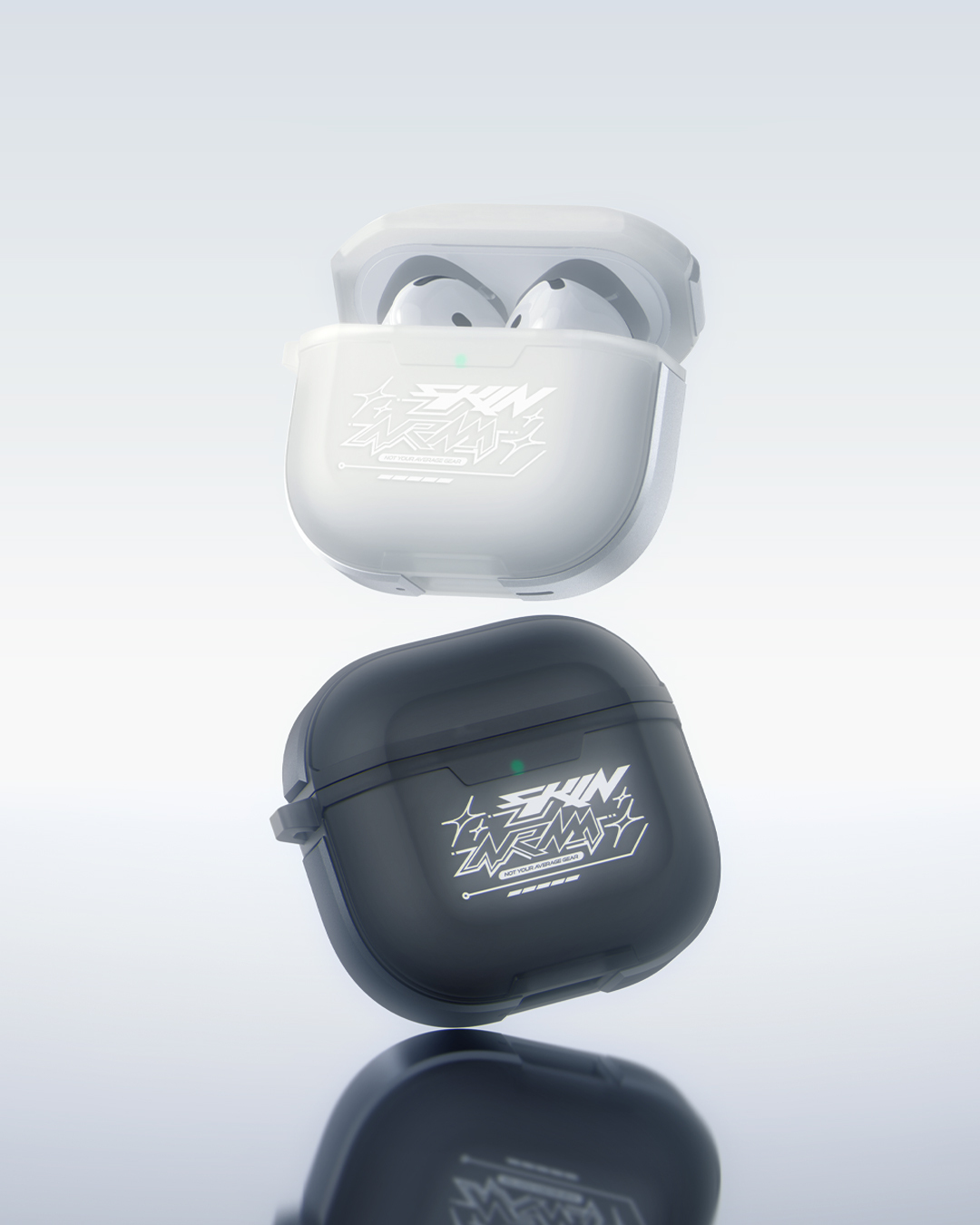 SKINARMA Kinzoku AirPods Pro 2 塗鴉藝術藍牙耳機保護套 (連登山扣)