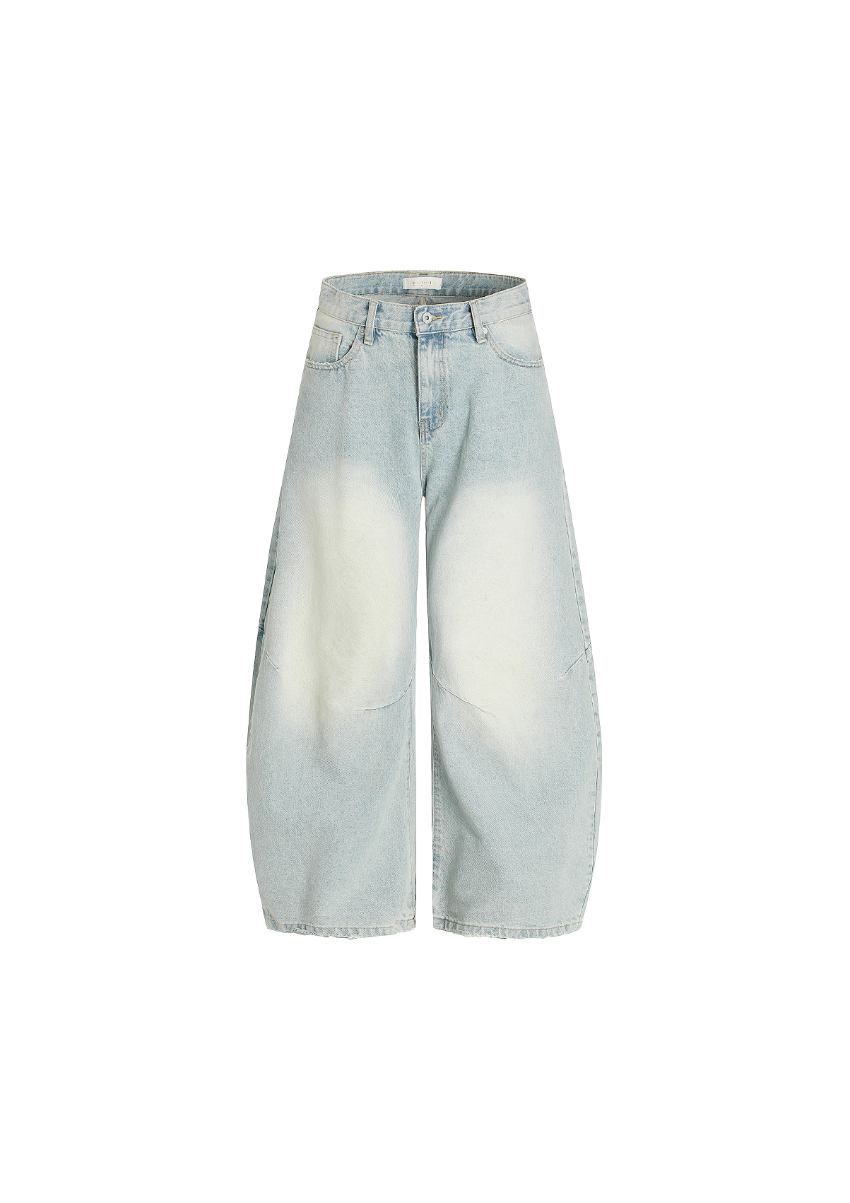 - SIMPLEACTION - 美式復古彎刀水洗牛仔褲