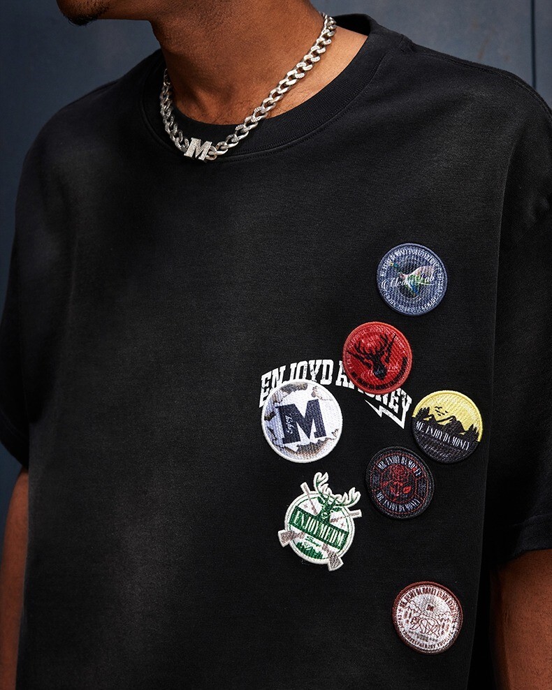 MEDM 立體徽章貼布Logo 短袖 T