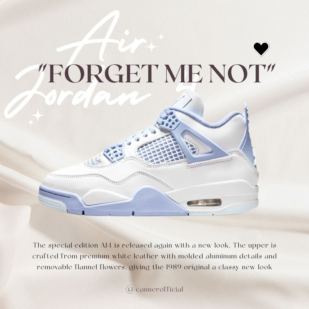 Air Jordan 4 Forget Me Not 勿忘我 藍白 水藍 藍 天空藍 HV0823-100