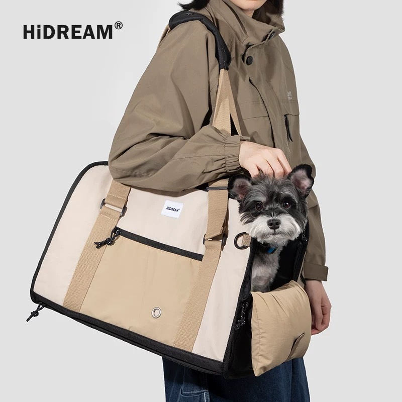 HIDREAM宠物外出单肩托特包 承重9kg以内 45*20*32cm