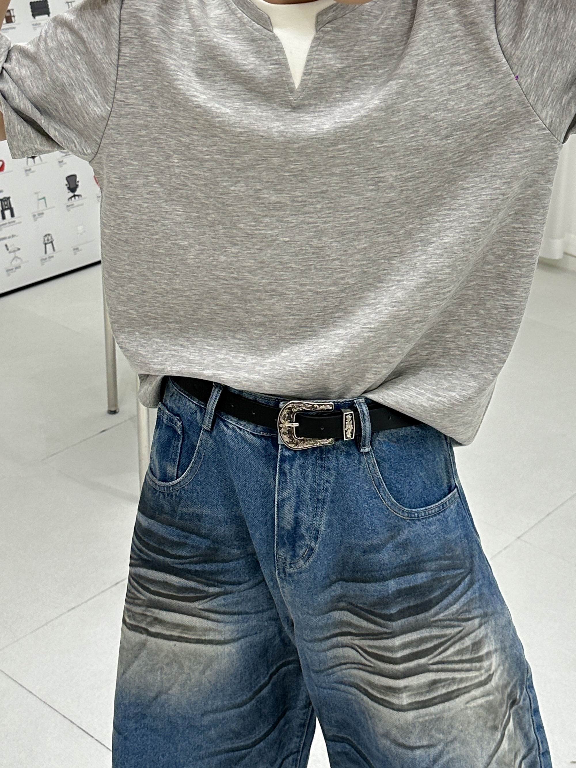 提花 復古皮帶