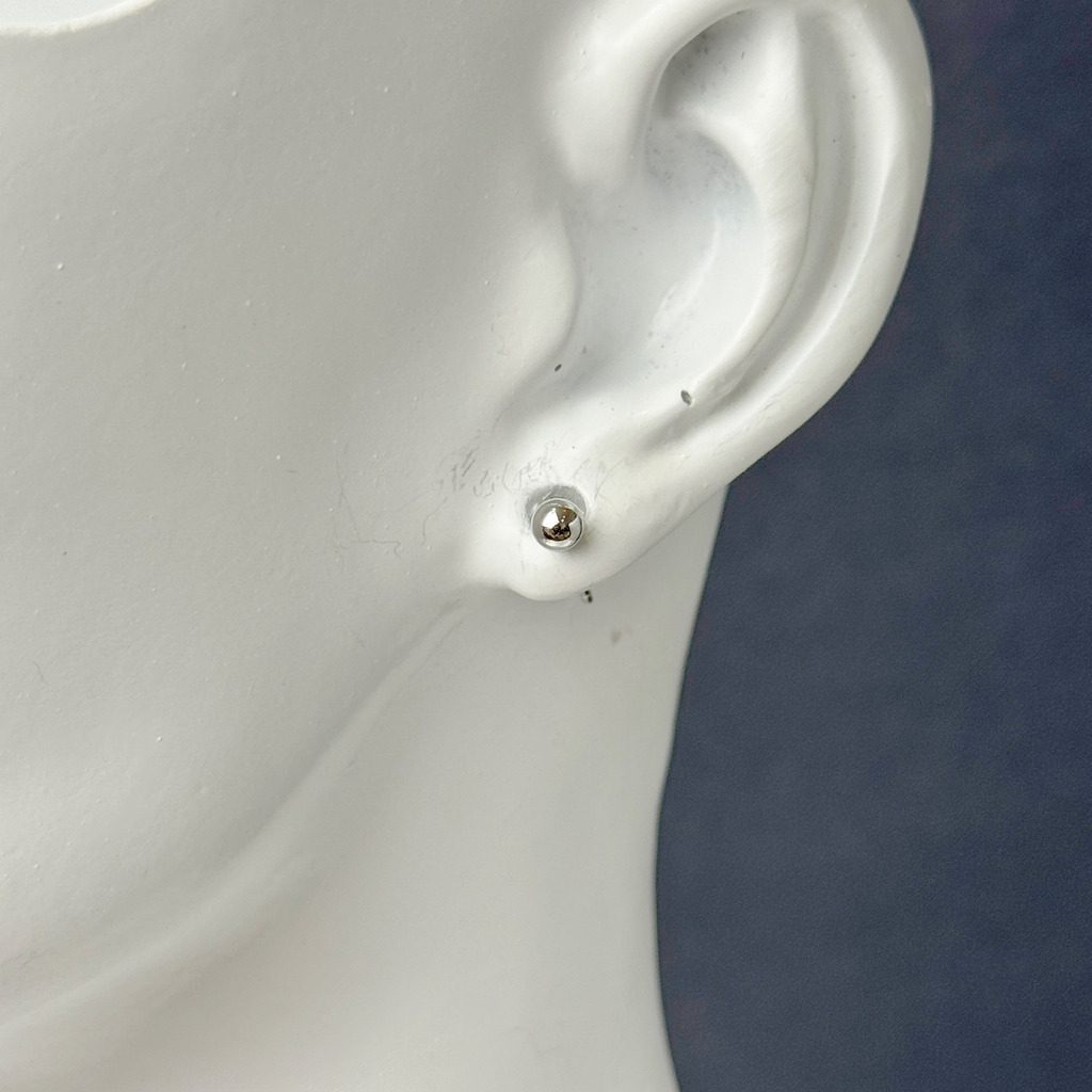 圓珠簡約貼耳 耳環