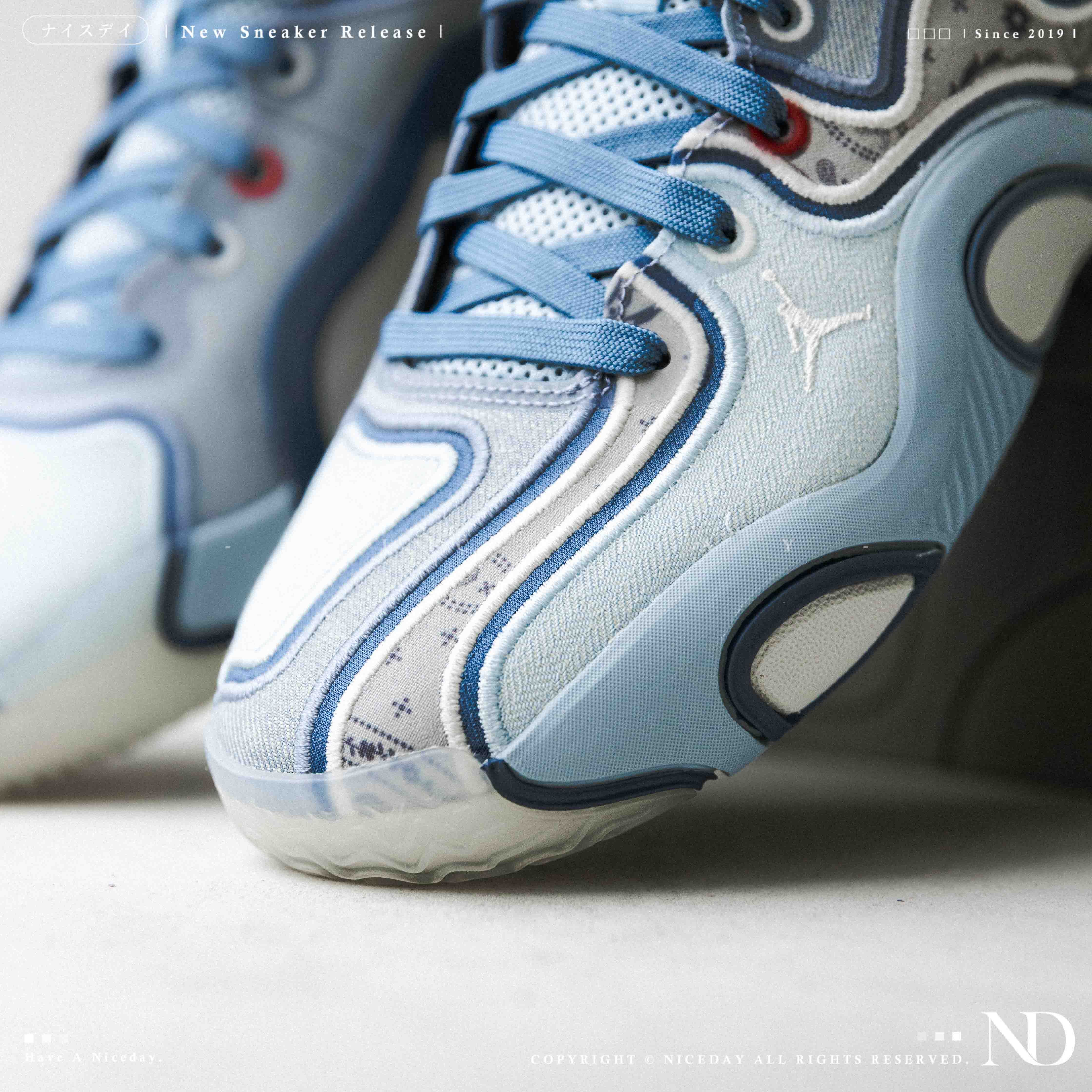 NICEDAY 現貨 NIKE JORDAN TATUM 3 PF 塔圖姆 丹寧 變形蟲 牛仔藍 籃球鞋 HV5911-401