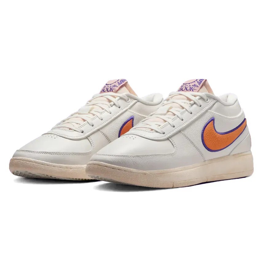Nike Book 1 EP CHBL Suns 太陽隊白橘 籃球鞋 奶油白 仿舊 復古 休閒鞋 男鞋 FJ4250-106