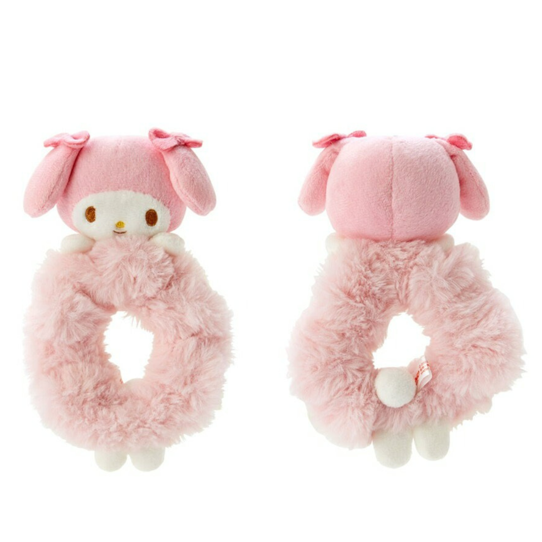 日本 Sanrio 立體公仔毛圈橡根頭飾