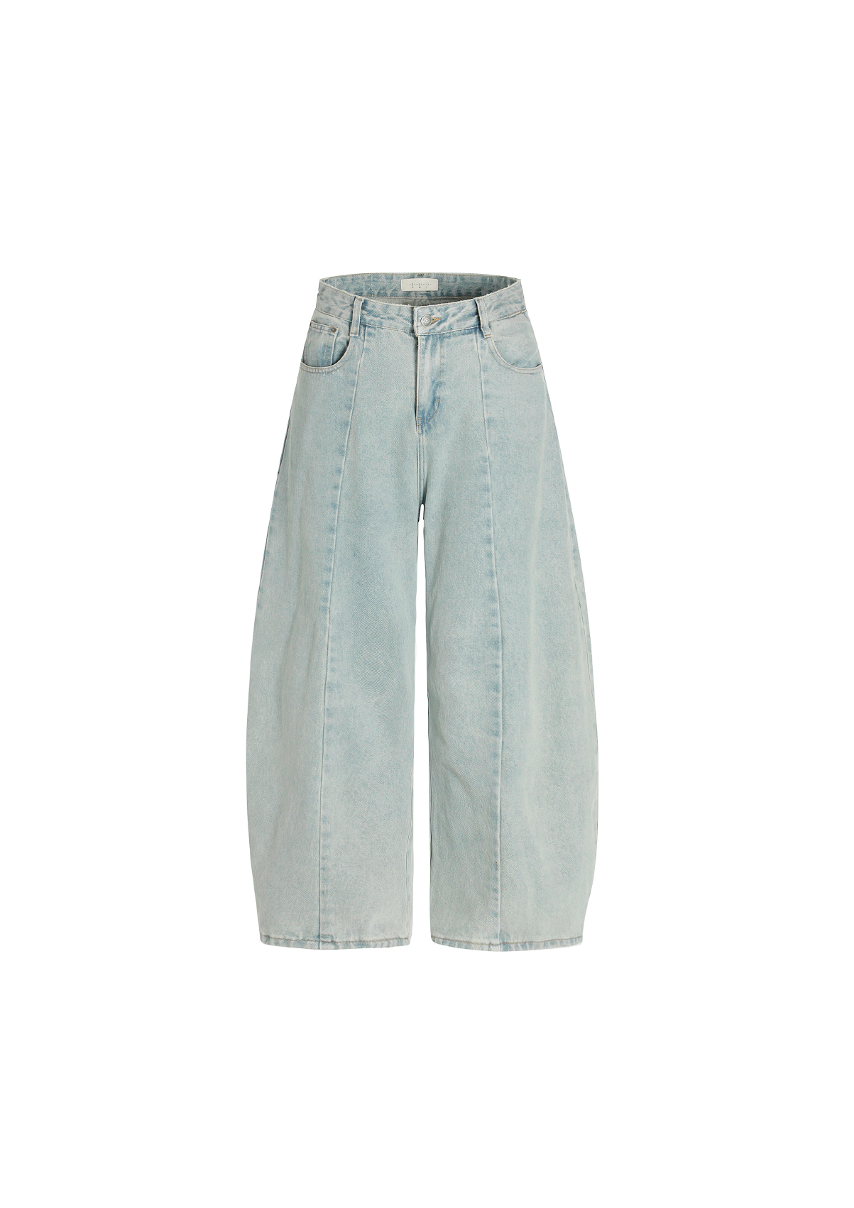 - SIMPLEACTION - baggy水洗闊腿彎刀褲