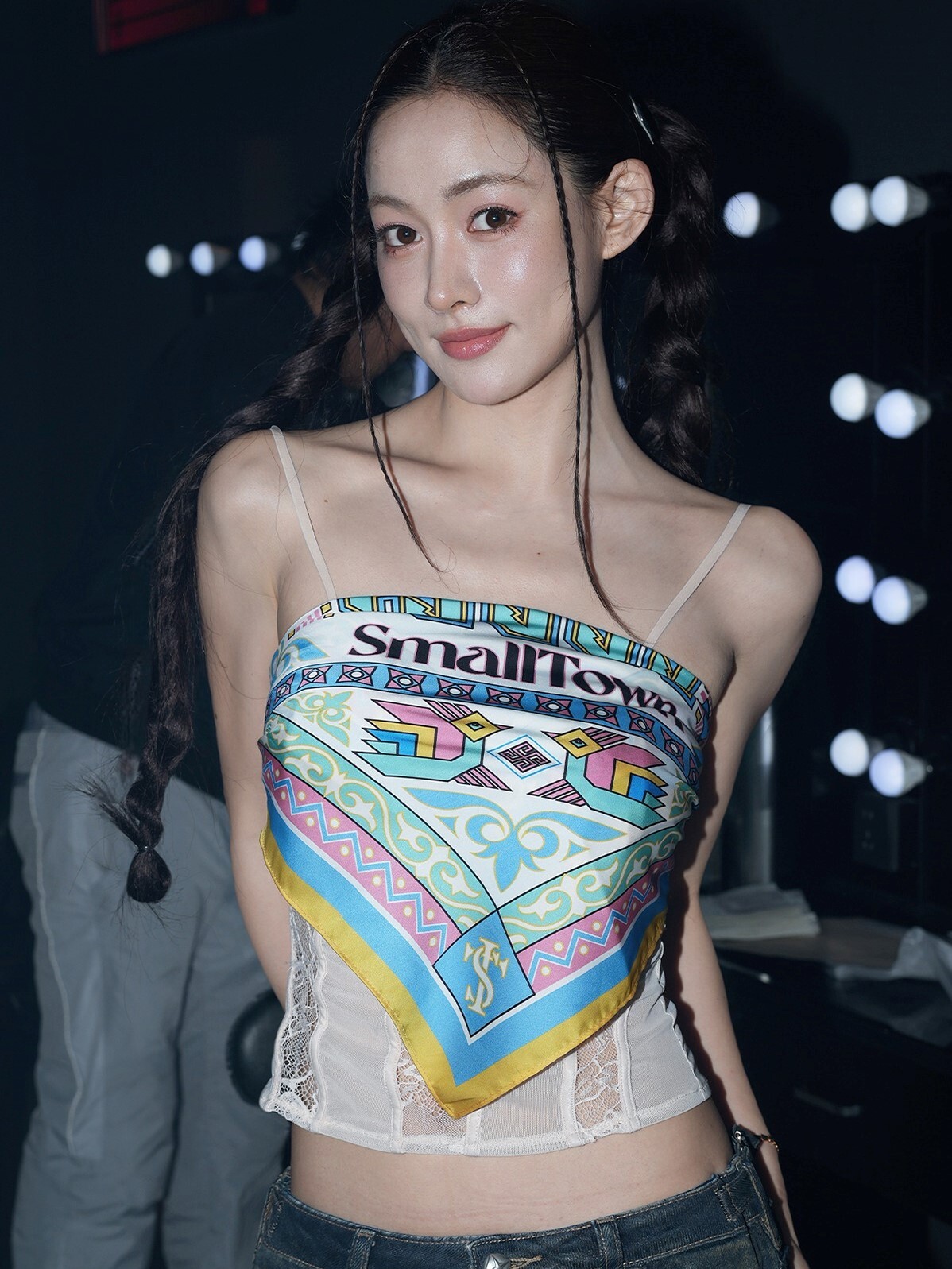 STK SmallTownKid  民族風 幾何圖形 方巾 頭巾