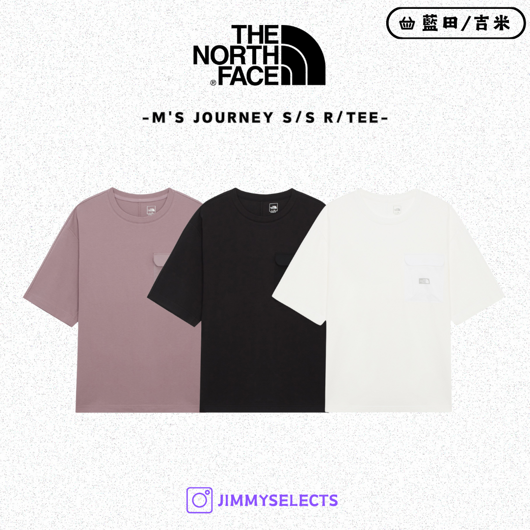 【代購】THE NORTH FACE 北臉 男 JOURNEY 落肩 口袋 涼感 短袖 短T NT7UR23
