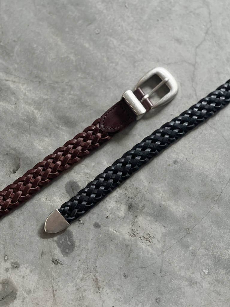 0509真皮編織皮帶
