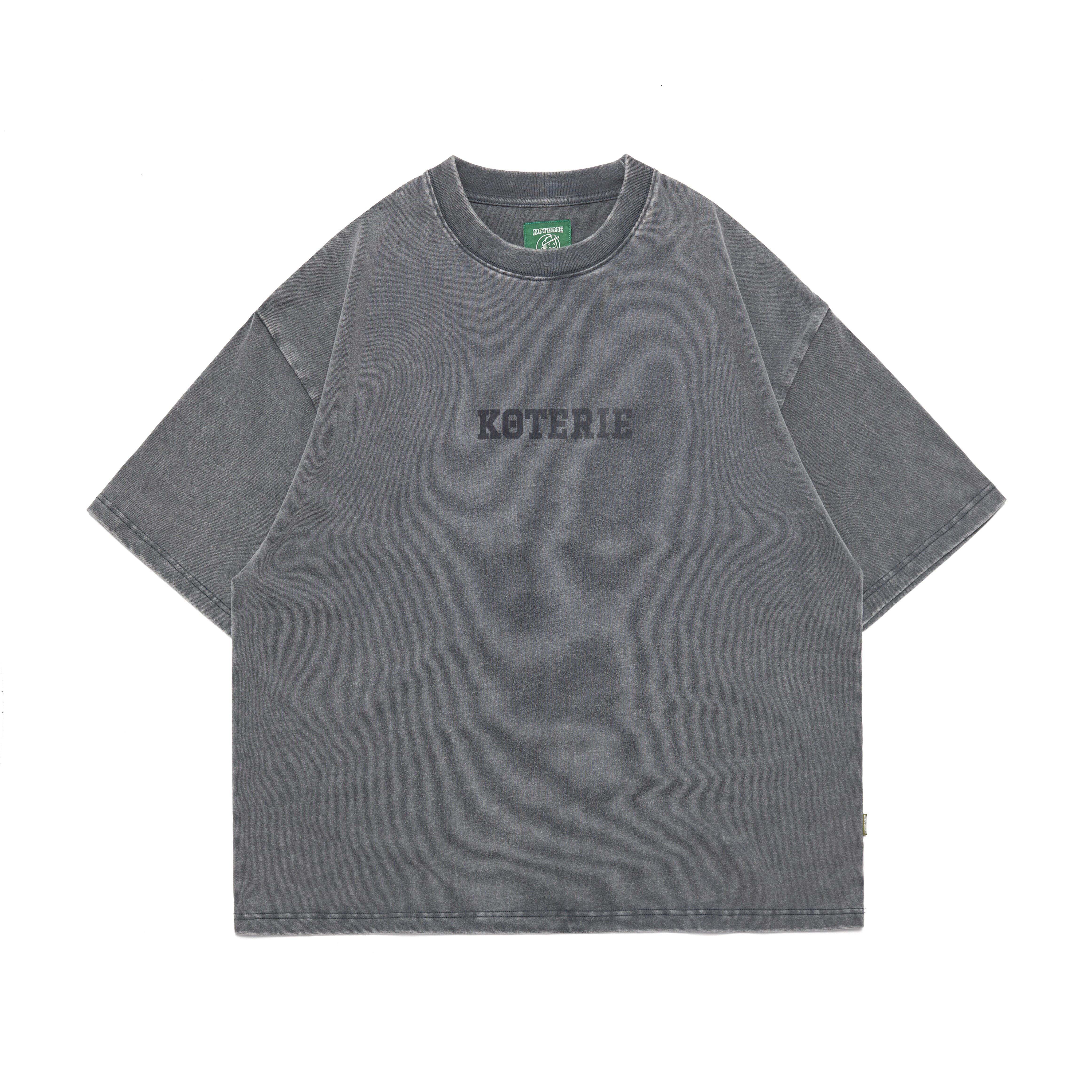 KOTERIE Logo Acid Wash 水洗Logo短袖 2色