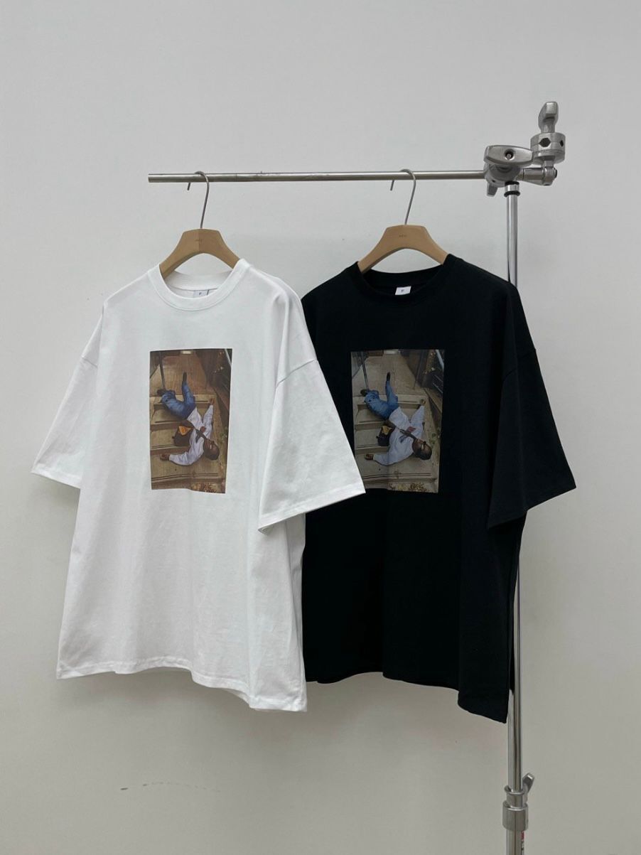 圖案短袖Tee EASY-075T