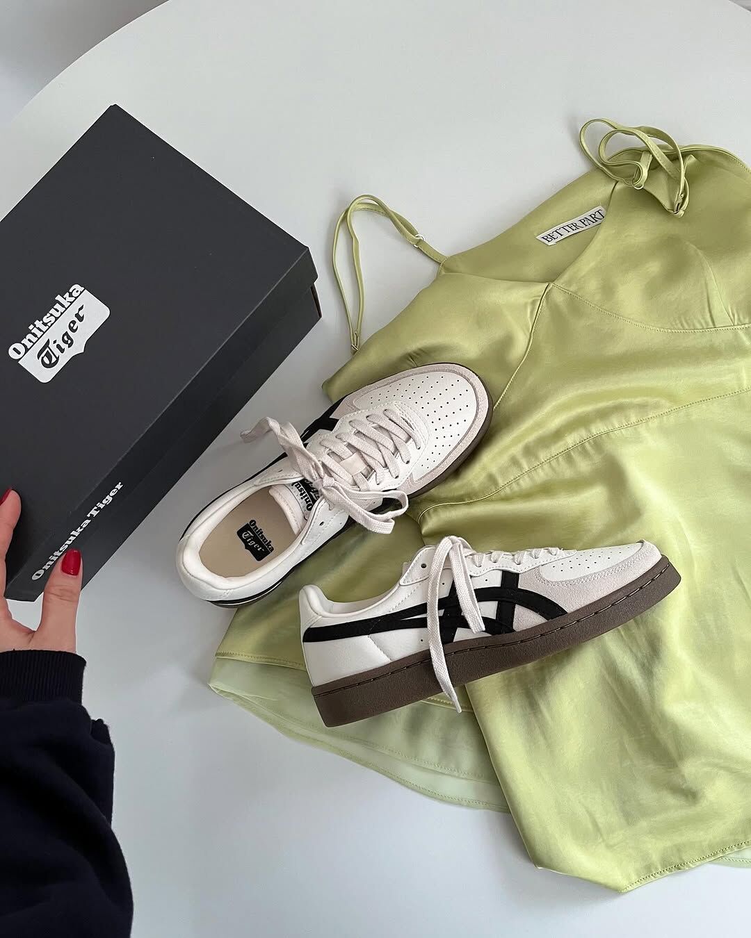 Onitsuka Tiger GSM 鬼塚虎 奶油黑 米白 麂皮 仿皮革 黑色 焦糖底 男女鞋 1183A353-127 / 預購