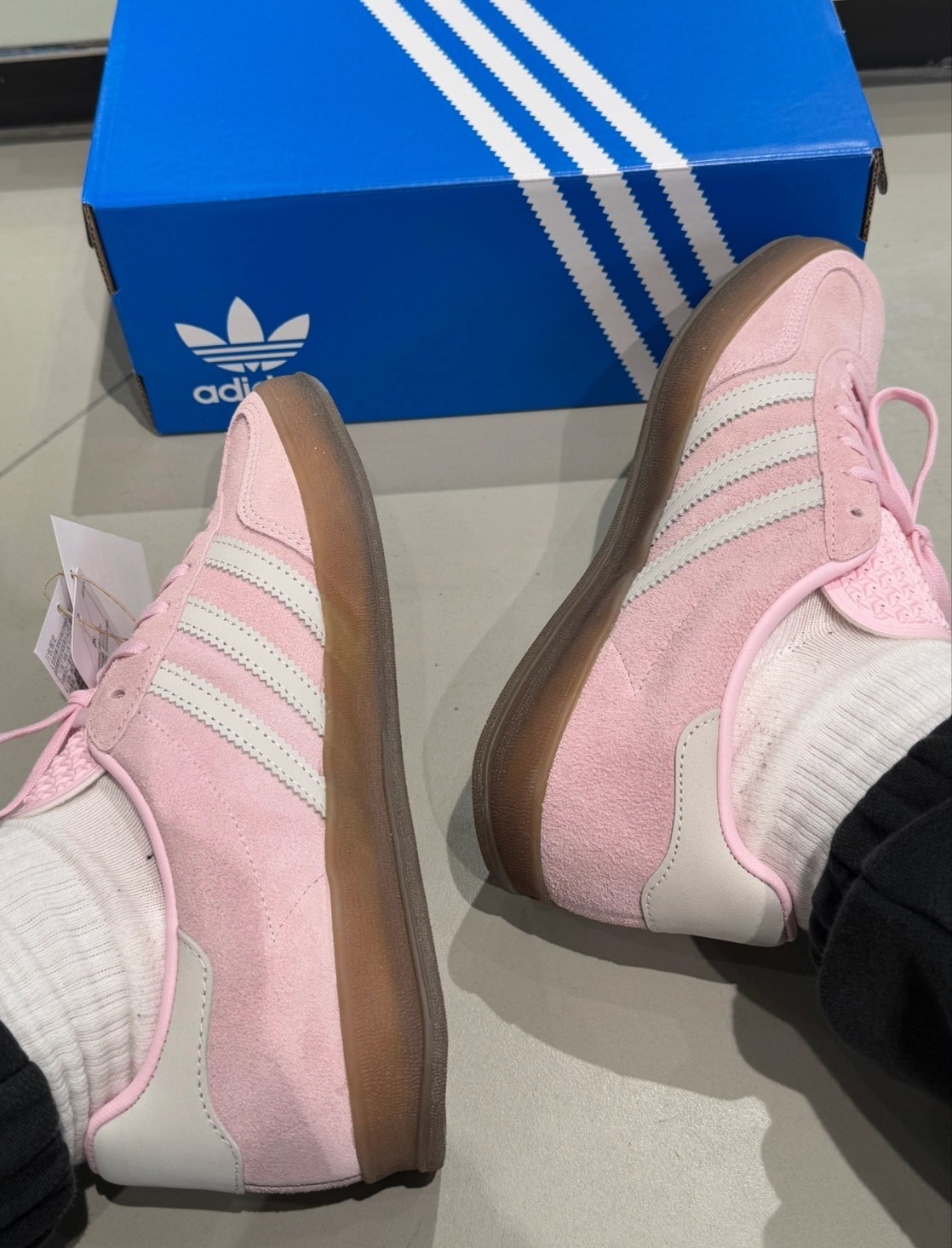 adidas Gazelle Indoor 粉色 女款