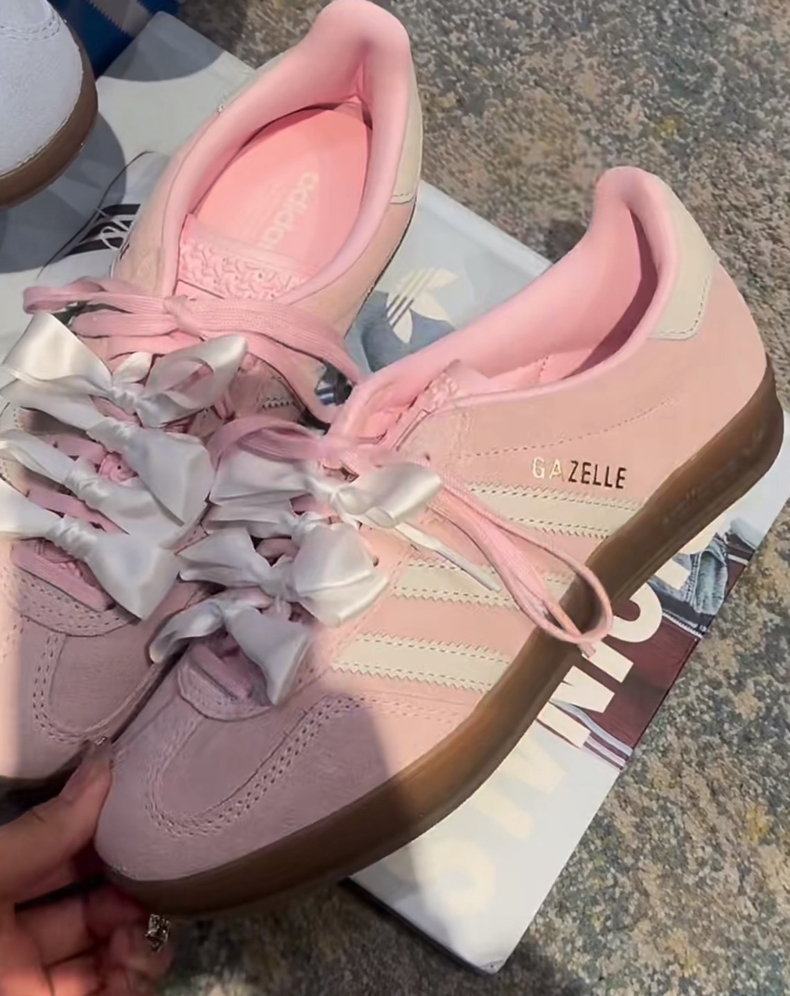 adidas Gazelle Indoor 粉色 女款