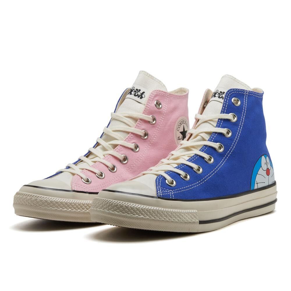 Converse AS Aged FP Hi x Doraemon 日本限定 哆啦A夢 聯名款 藍粉 高筒 帆布鞋 31315000
