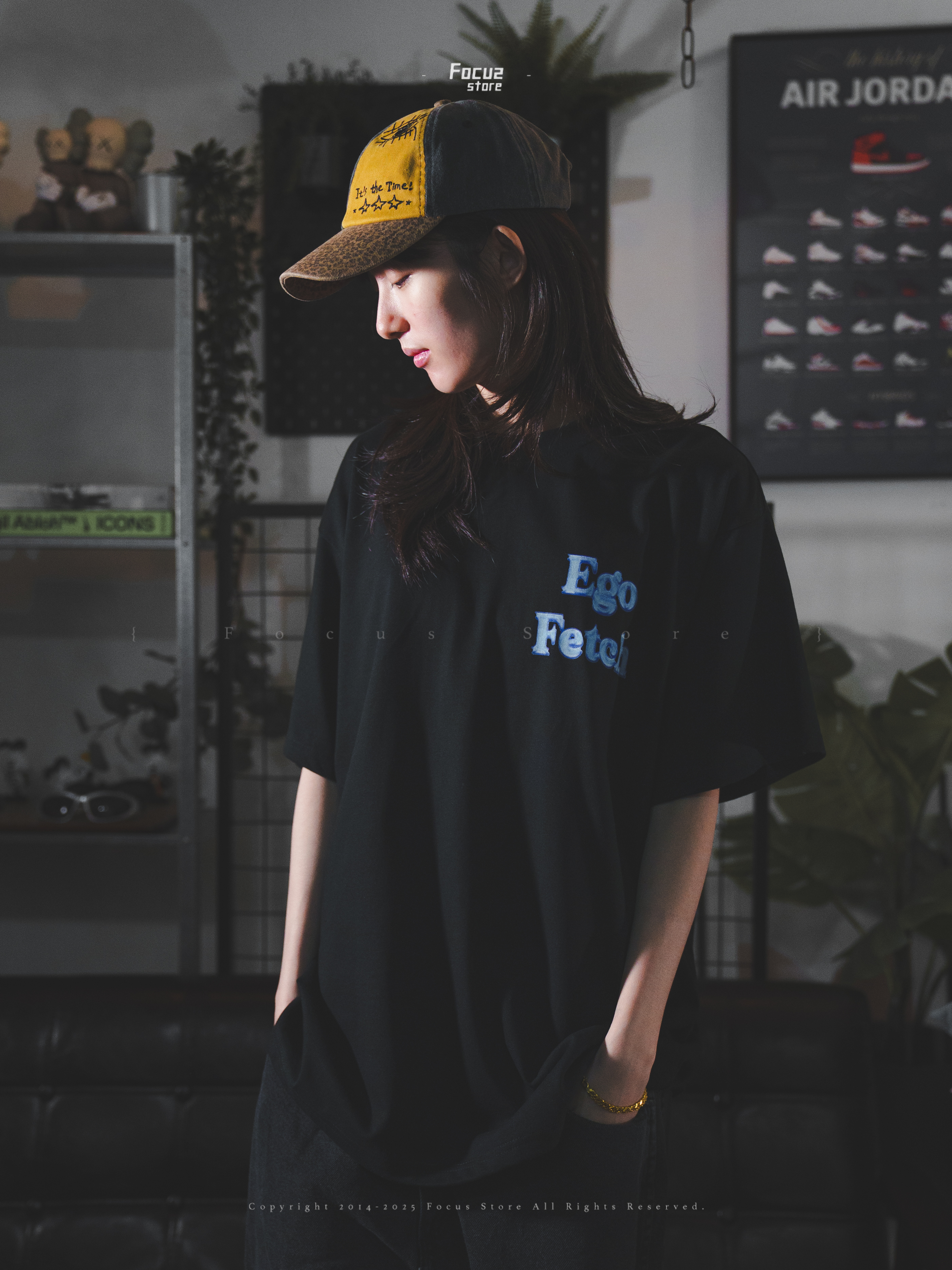 【Focus Store】現貨秒發 EGO FETCH Letter Printed T-shirt 字母印花 短袖 EGO25SSTST121