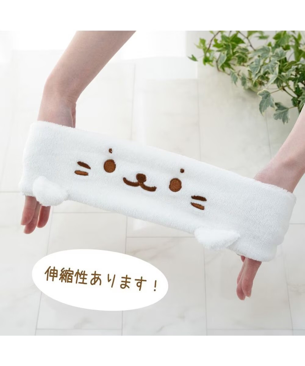 Sirotan 洗臉髮帶 毛毛小白 (1入) 絨毛洗臉髮帶