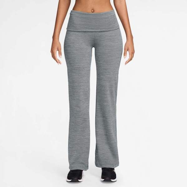 NIKE 長褲 AS W NK DF 灰色 高腰 直筒 運動褲 女 FV7849-084