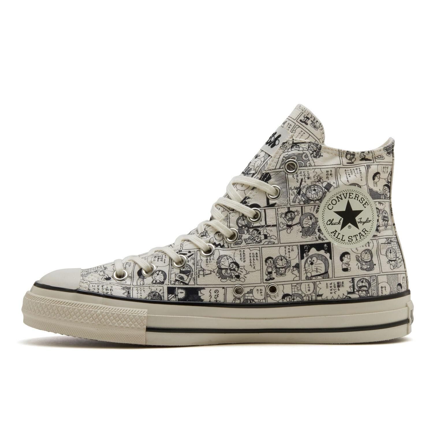 Converse AS Aged CP Hi x Doraemon 日本限定 哆啦A夢 聯名款 漫畫 滿版 高筒 帆布鞋 31314980