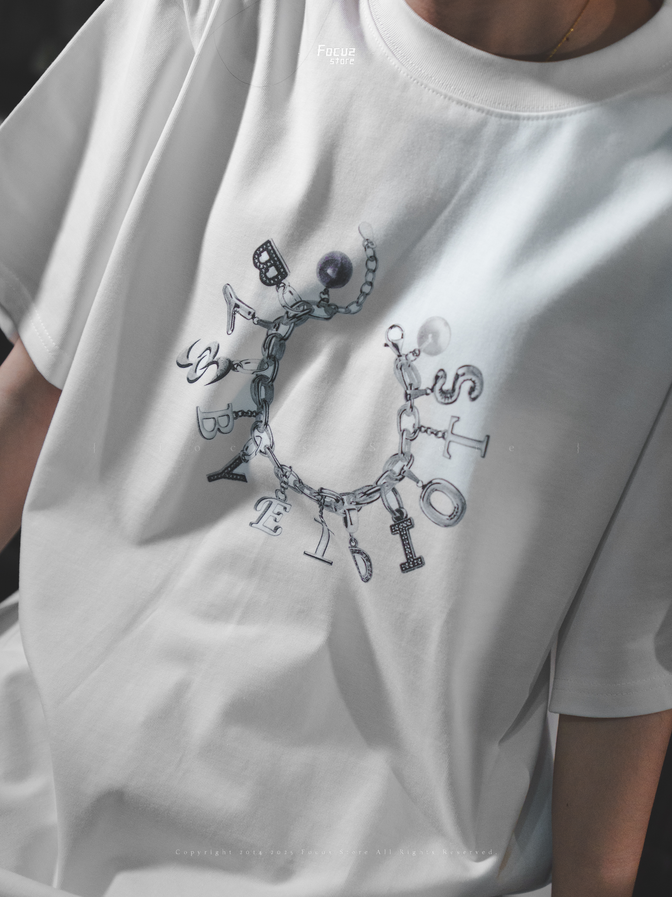 【Focus Store】現貨秒發 EGO FETCH Printed T-shirt 鎖鏈印花T恤 EGO25SSTHD123
