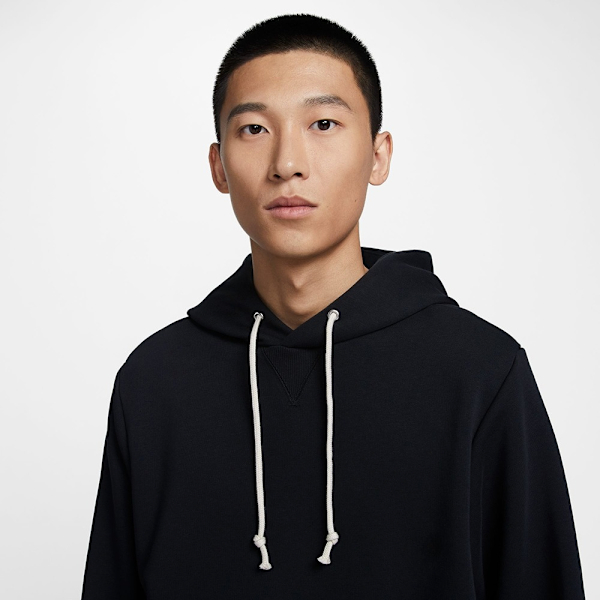 NIKE 帽T AS M NK DF 黑色 刺繡 厚磅 口袋T 男 FZ0219-010