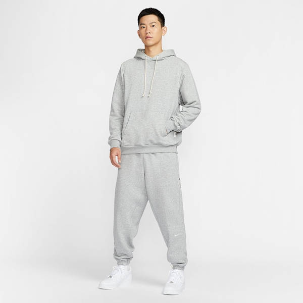 NIKE 帽T AS M NK DF 灰色 刺繡 厚磅 口袋T 男 FZ0219-063