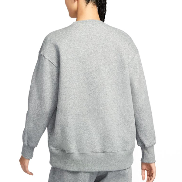 NIKE 大學T PHNX FLC 灰 刺繡LOGO 刷毛 基本款 長袖 女 FZ4271-063