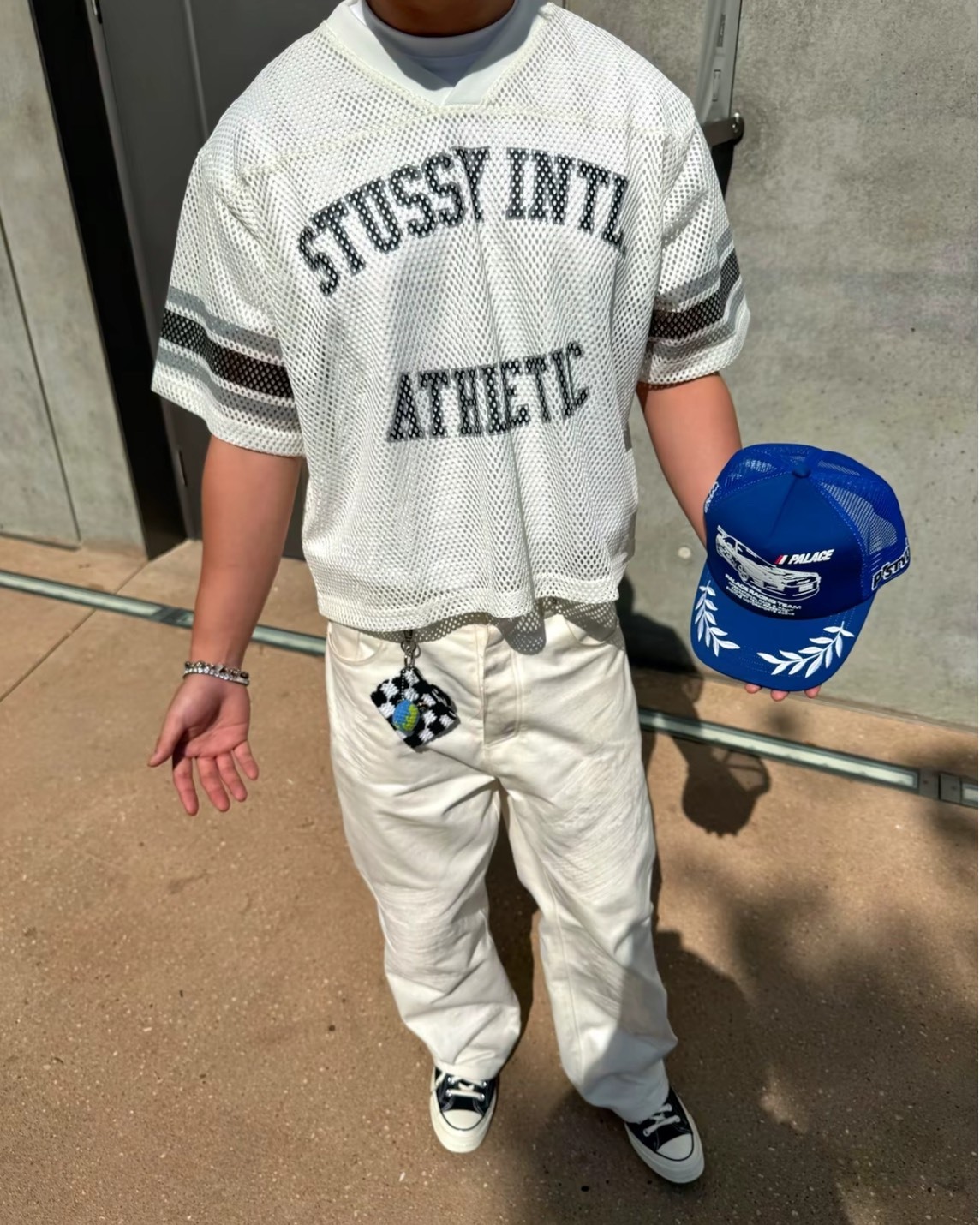 Stüssy 國際隊網眼足球Tee