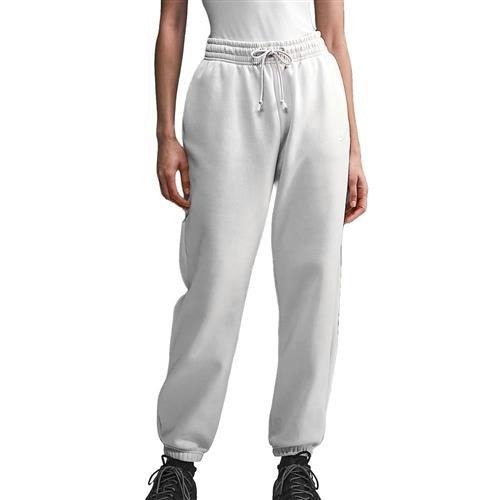 NIKE 長褲 PHNX FLC 米白 刷毛 縮口 棉褲 女 FZ5997-104