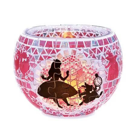 燈罩拼圖玻璃馬賽克-愛麗絲- (立體燈) (透明樹脂)